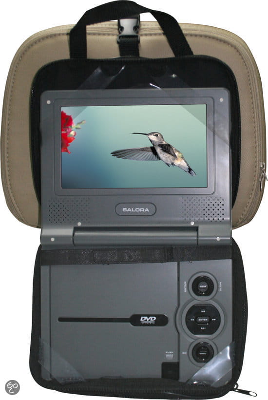 Przenośny odtwarzacz DVD Salora 12V/220V USB/SD