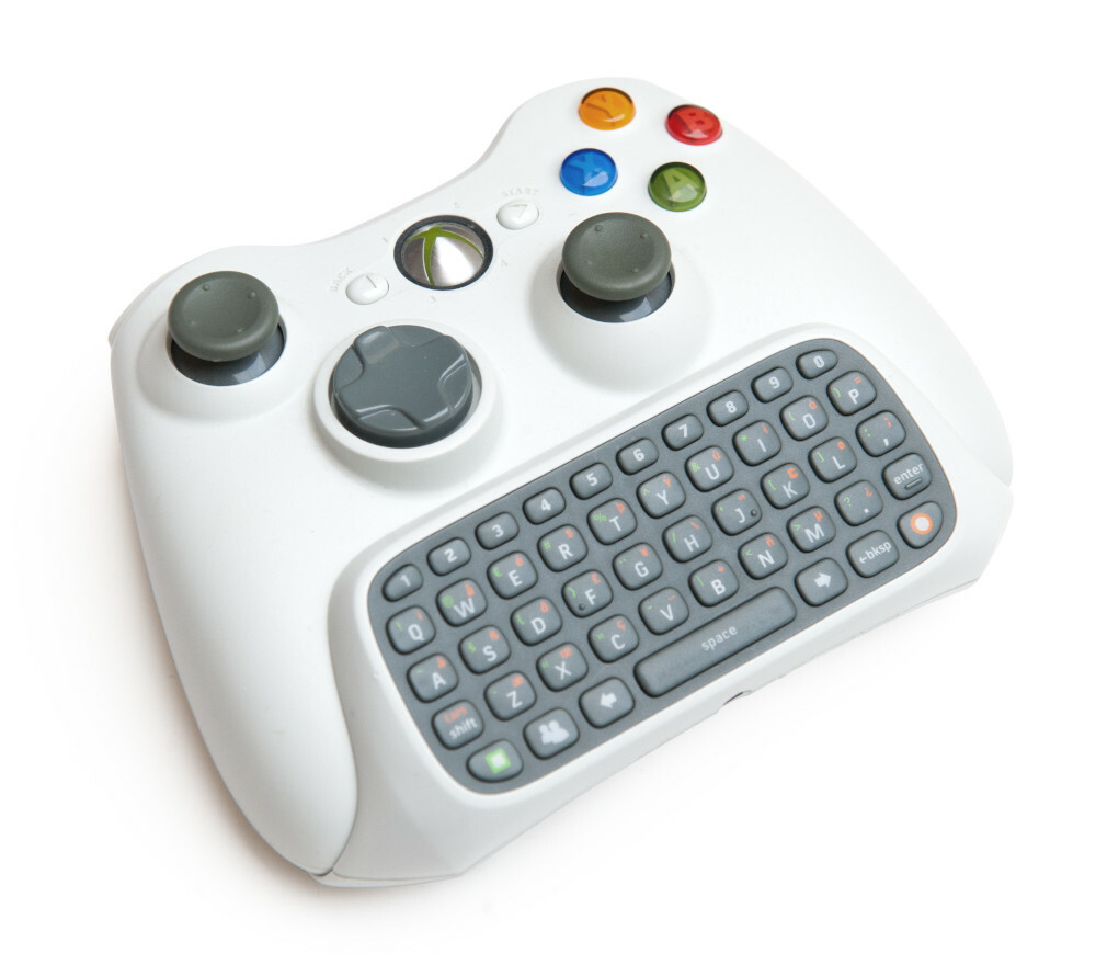 Bezprzewodowa klawiatura chatpad do pada Xbox 360 (używany)