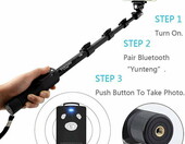 Statyw monopod selfie stick bluetooth Yunteng (stan nowy) – zdjęcie 4