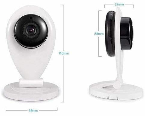 Bezprzewodowa mini kamera WiFi IPC-K2HC 5V, stan: nowy