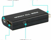 Konwerter przejściówka PS2 do HDMI G300 – stan: nowy – zdjęcie 5