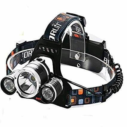 Latarka czołowa LED Boruit RJ-5000, stan: używany