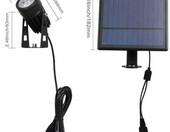 Wodoodporna zewnętrzna lampa solarna LED T – ogłoszenie – zdjęcie 1
