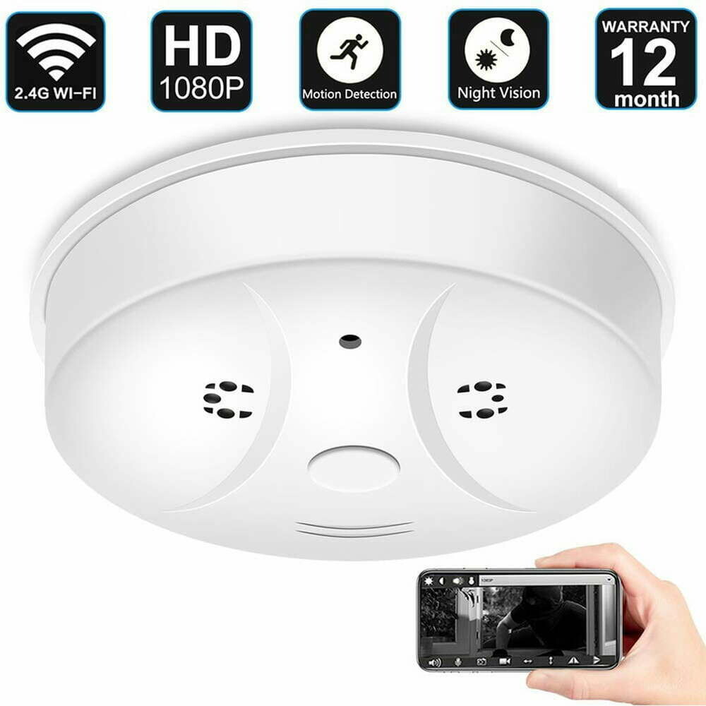 Mini kamera szpiegowska czujnik dymu DVR FullHD (stan nowy)