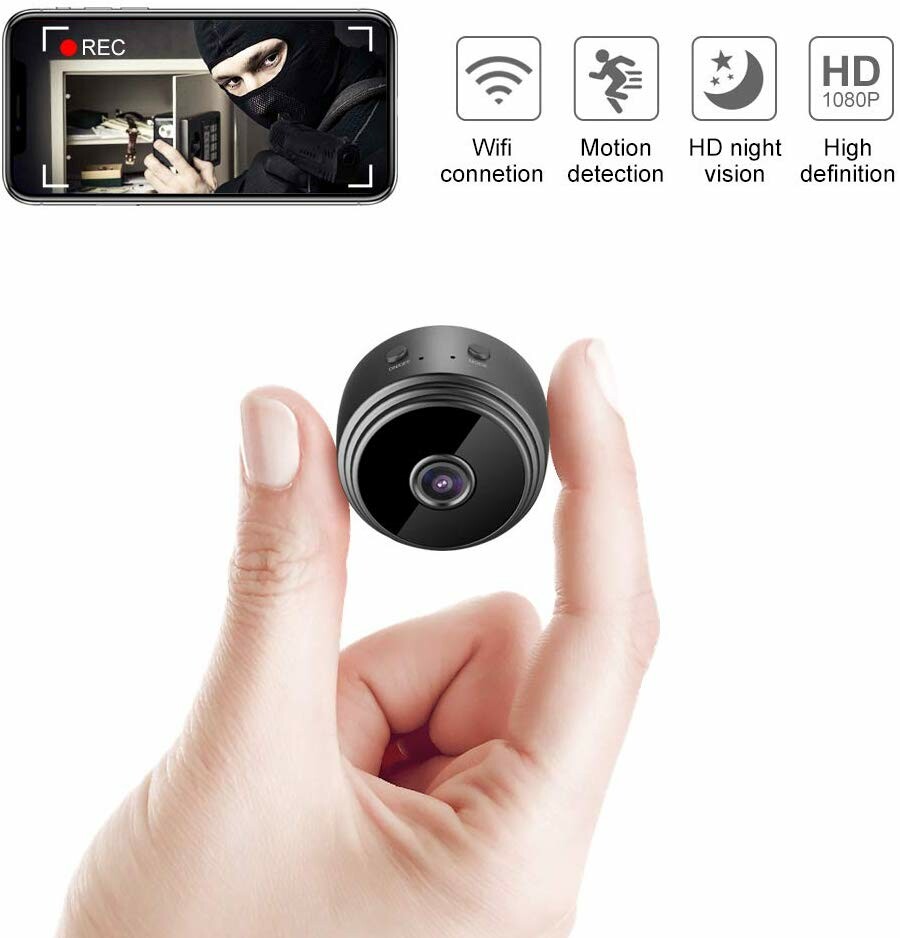 Mini kamera szpiegowska IP Bmoste 1080p – stan: używany