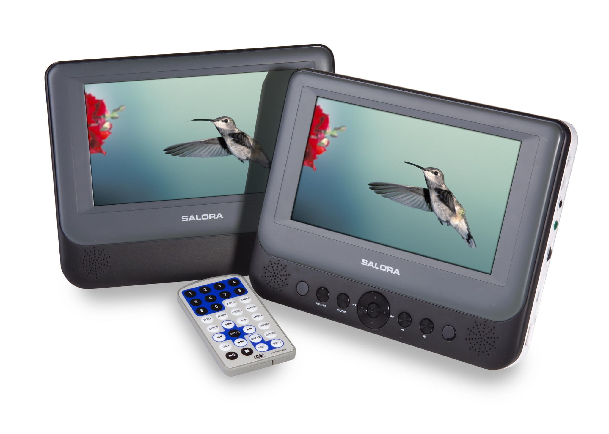 Przenośne samochodowe DVD Salora DVP-7048 twin