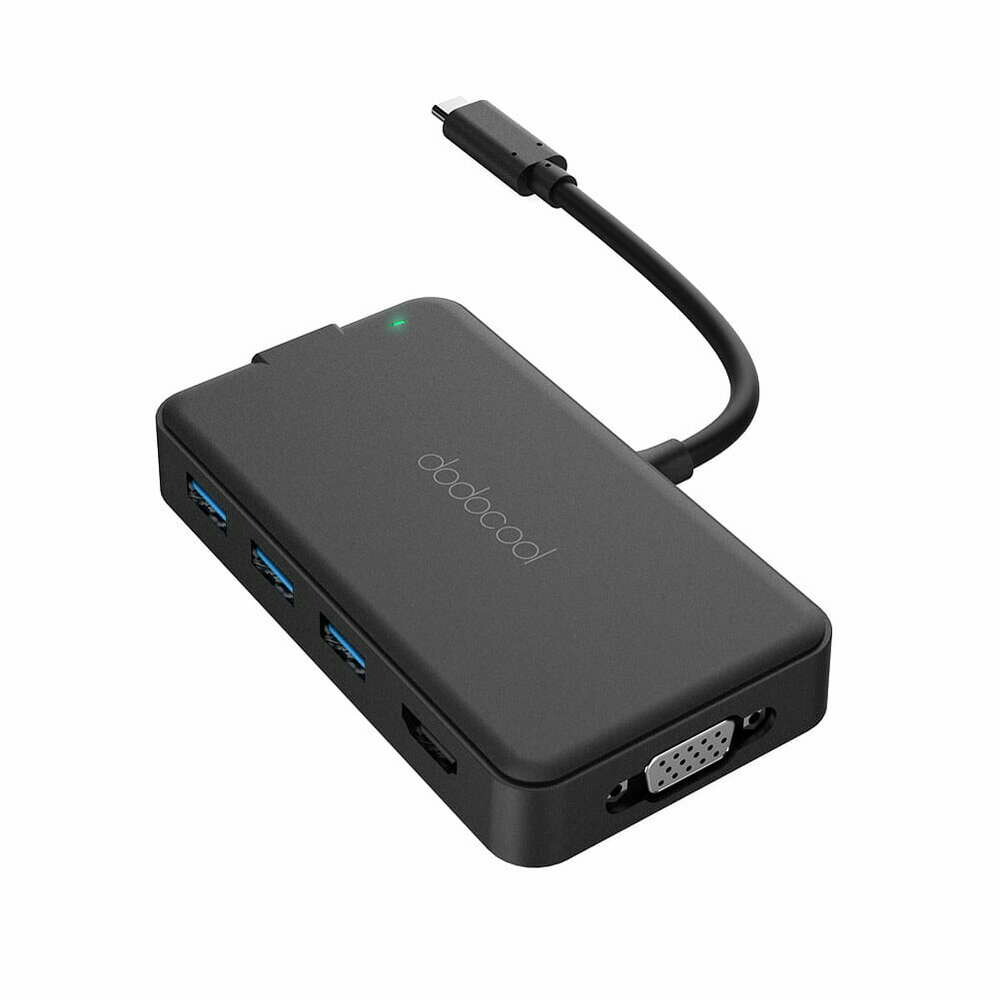 Dodocool DC35 USB-C 4K – wielozadaniowy HUB 7w1 (używany)