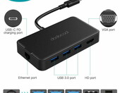 Dodocool DC35 USB-C 4K – wielozadaniowy HUB 7w1 (używany) – zdjęcie 3