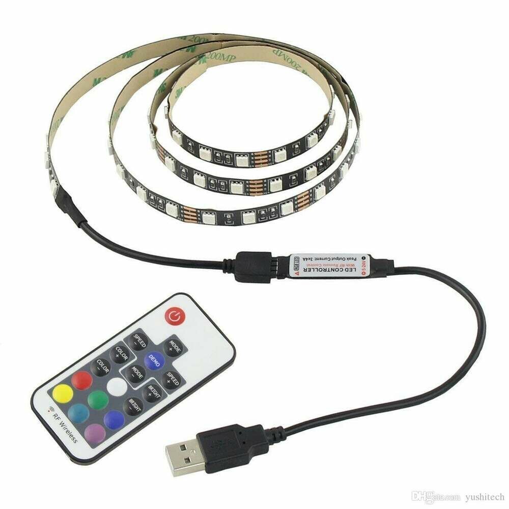 Oświetleniowa taśma LED RGB USB 5050 0.5m – ogłoszenie