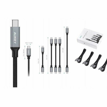 Aukey CB-CMD9 – komplet 5 przewodów USB 3.0 (stan nowy)