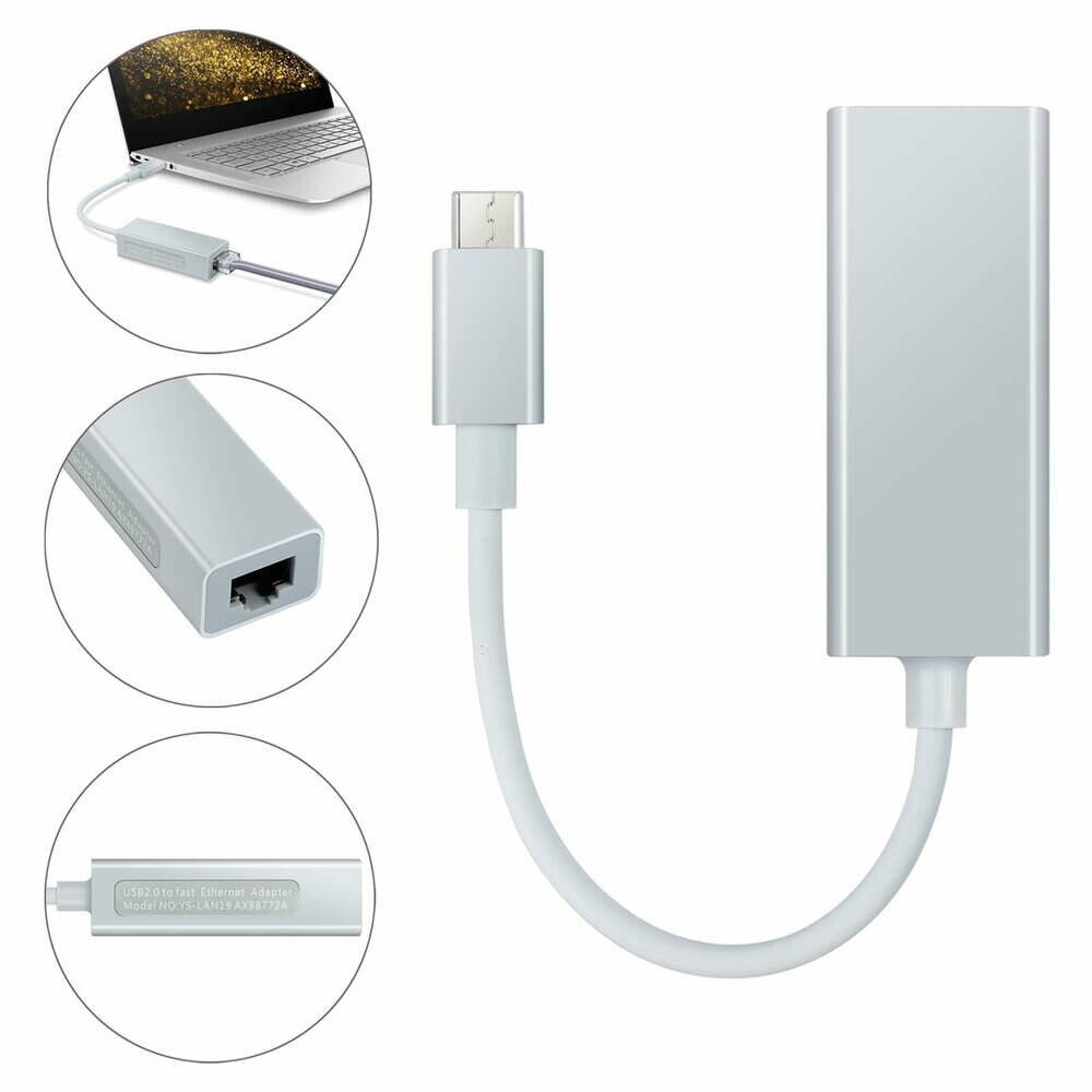 Adapter USB 2.0 do Ethernet RJ45 YS-LAN19 – stan: nowy