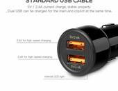 Puridea CC02 2xUSB – ładowarka samochodowa, czarna (używany) – zdjęcie 3