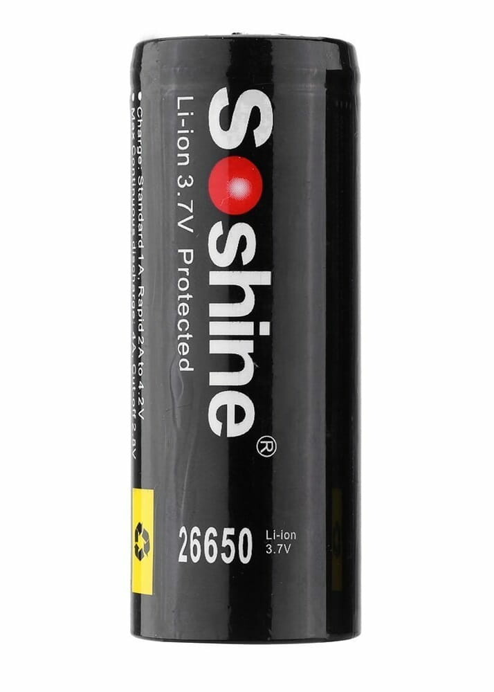 Mocny akumulator bateria Soshine 26650 5500mAh (używany)