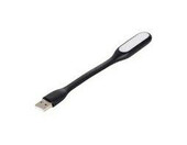 Mini lampa LED zasilana przez USB do notebooka czarna – zdjęcie 1