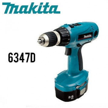 Wiertarko-wkrętarka Makita 6347D 18V + bateria i ładowarka
