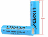 Lixada BRC 18650 – akumulator bateria (stan nowy) – zdjęcie 2