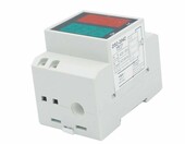 Miernik woltomierz amperomierz 2w1 100a DIN (używany) – zdjęcie 3