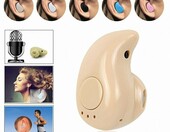 Niewidoczna mini słuchawka bluetooth S530 beżowa (stan nowy) – zdjęcie 1
