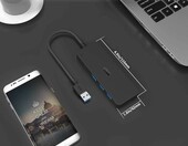 Iczi IZEC-A78 – hub USB 3.0 7 portów, stan: używany – zdjęcie 4