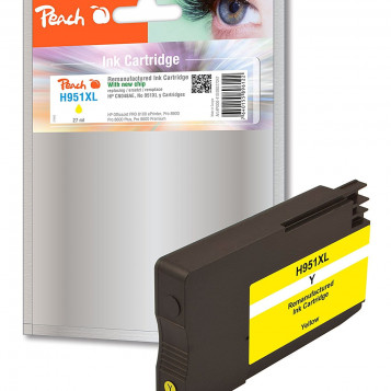 Peach tusz do drukarki HP 951XL żółty 27ml, stan: nowy