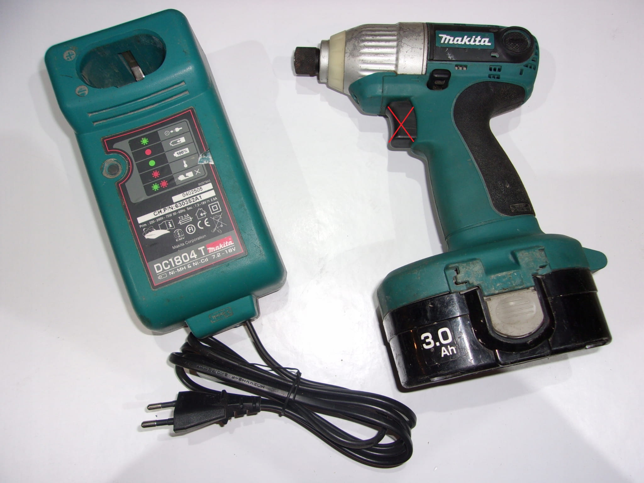 Klucz udarowy akumulatorowy Makita 6936FD 18V + ładowarka i bateria
