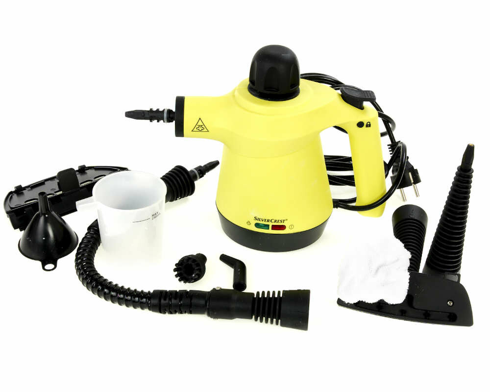 SilverCrest SDR 1100 B2 – myjka parowa, żółta (używany)