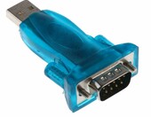 Przejściówka konwerter adapter USB na RS232 DB25 (stan nowy) – zdjęcie 1
