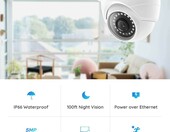 Reolink RLC-420 5Mpx PoE – kamera kopułowa IP (używany) – zdjęcie 2