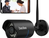 Bedee 1080P FHD 2Mpx – kamera zewnętrzna IP, stan: używany – zdjęcie 1