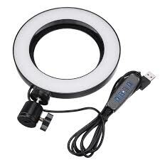 Lampa pierścieniowa 20W LEDRING 16cm SELFIE STATYW (używany)