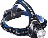 CREE XM-L – latarka czołowa LED ZOOM, stan: nowy – zdjęcie 1