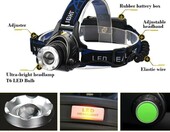 CREE XM-L – latarka czołowa LED ZOOM, stan: nowy – zdjęcie 2