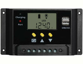 Solarny regulator ładowania PWN 12/24V 30A LMS2430 (używany) – zdjęcie 1