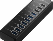 AmazonBasics USB-A – aktywny 10-portowy HUB – stan: używany – zdjęcie 1