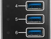 AmazonBasics USB-A – aktywny 10-portowy HUB – stan: używany – zdjęcie 3
