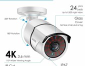 Zosi ZG2618A 8MPx 4K UHD – kamera monitoringu IP (stan nowy) – zdjęcie 4