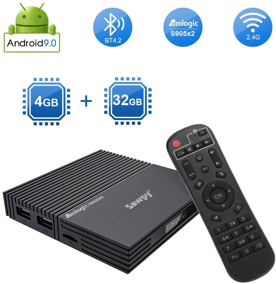 Odtwarzacz multimedialny tuner TV Box OTT A95X F2 (używany)