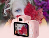 Aparat cyfrowy kamera dla dzieci HD 1080P różowy (używany) – zdjęcie 2