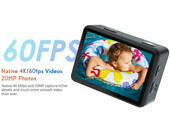 COOAU 4K 60fps 20MP 8XZoom – kamera sportowa – oferta – zdjęcie 2