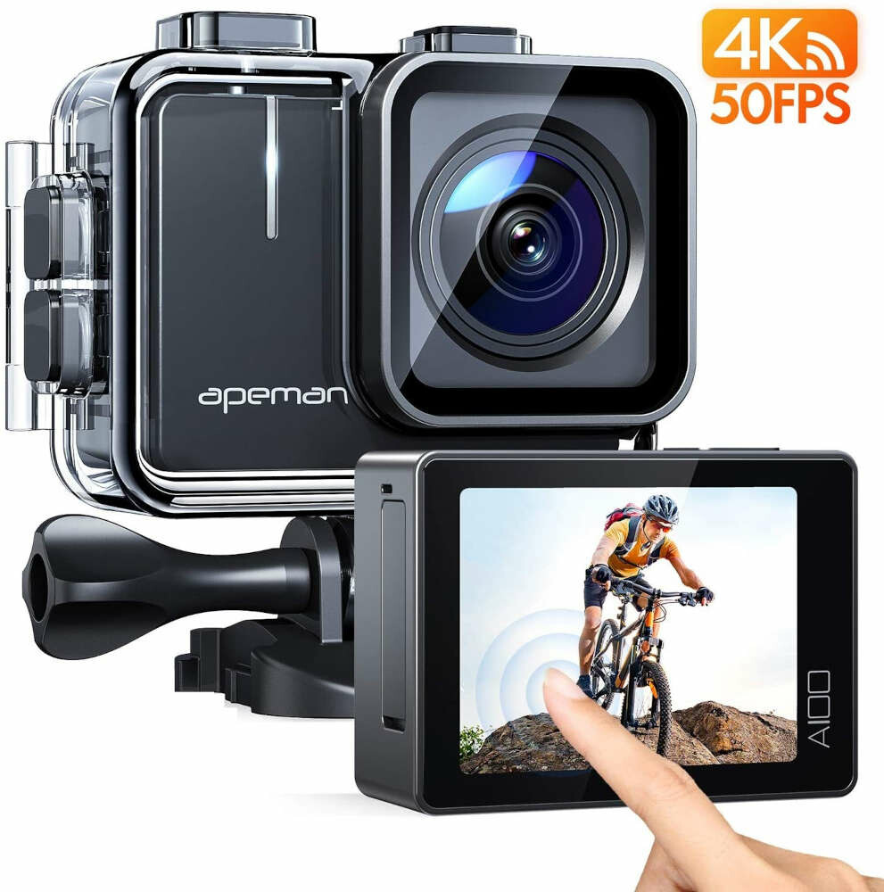 Apeman Trawo 4K UHD 20MP – kamera sportowa, stan: używany
