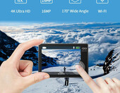 Campark 4K UHD 16MP WiFi – kamera sportowa – stan: używany – zdjęcie 2