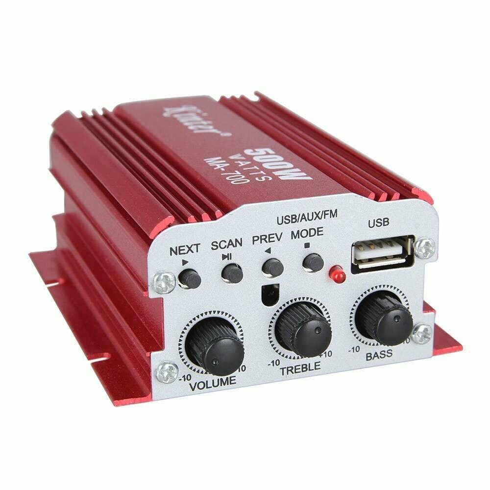 Kinter MA-700 500W Mini – wzmacniacz samochodowy (używany)