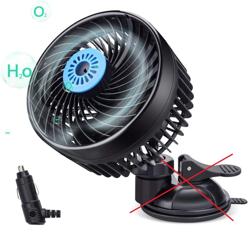 Bezstopniowy wentylator samochodowy wiatrak Jhua HX-T9709E 12V