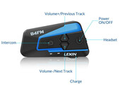 Lexin LX-B4FM – interkom motocykowy Bluetooth (używany) – zdjęcie 3