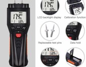 TackLife MWM03 LCD – cyfrowy miernik wilgotności (używany) – zdjęcie 3