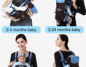 Nosidełko Ergo Carrier 18KG 3-24 M-CY ergonomiczne beżowe – zdjęcie 3