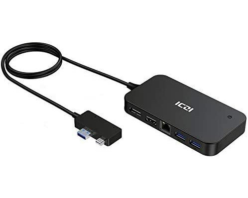 ICZI 4K DisplayPort HDMI Aux – stacja dokująca (używany)