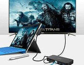ICZI 4K DisplayPort HDMI Aux – stacja dokująca (używany) – zdjęcie 3