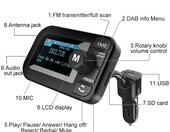 angmno DAB105B AUX – transmiter samochodowy (używany) – zdjęcie 2