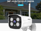 SriHome SH024 3MP 1296P WiFi – kamera zewnętrzna (używany) – zdjęcie 2